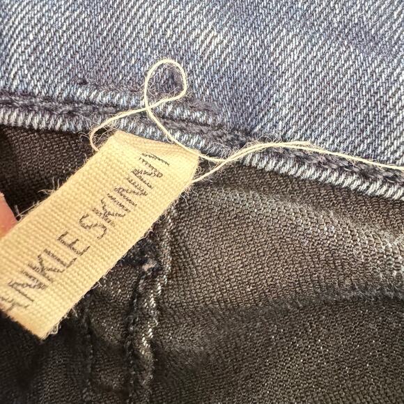 Rag & Bone Women's Blue Raw Hem Stretch Ankle Low Rise Skinny Jeans Size 24 - Picture 8 of 10